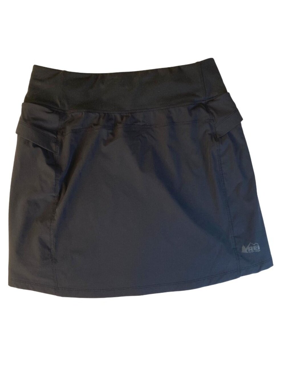 REI Coop Black Skirt Hiking Camp Mini Nylon Spandex Active size Small Pockets